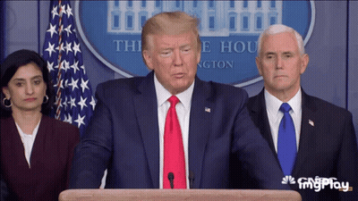 Man In Suit And Tie At White House GIF