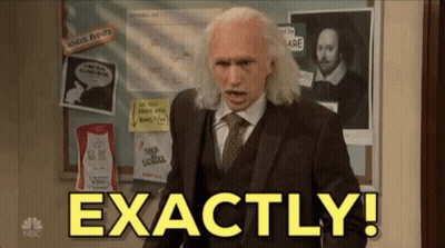 Man In Suit And Tie Before Board Saying Exactly GIF