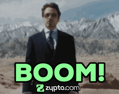 Man In Suit And Tie Boom GIF
