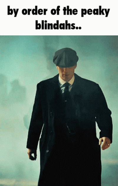 Man In Suit And Tie By Order Of The Peaky Blindahs GIF