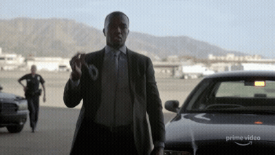 Man In Suit And Tie By Prime Video Car GIF