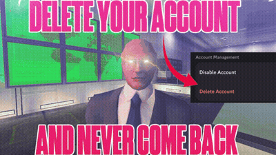 Man In Suit And Tie Delete Your Account GIF