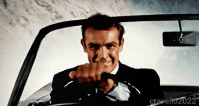 Man In Suit And Tie Driving Car 2022 GIF
