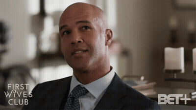Man In Suit And Tie First Wives Club Advertisement GIF