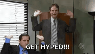 Man In Suit And Tie Get Hyped GIF