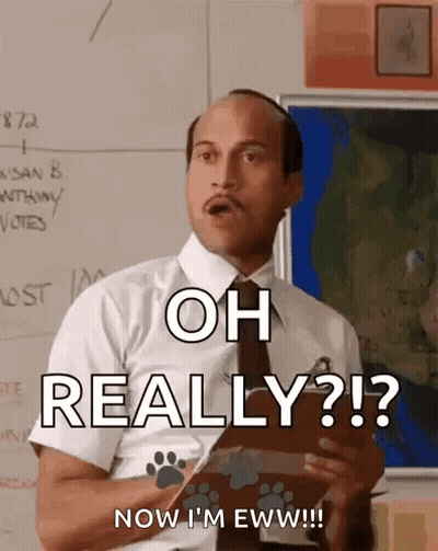Man In Suit And Tie Holding Clipboard Saying Oh Really GIF