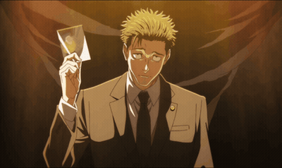 Man In Suit And Tie Holding Paper GIF