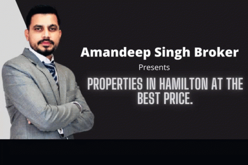 Man In Suit And Tie In Front Of Black Background Saying Amandeep Singh Broker GIF