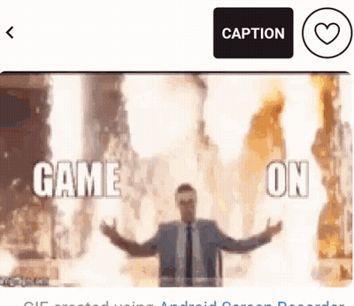 Man In Suit And Tie In Front Of Fire Saying Game On GIF