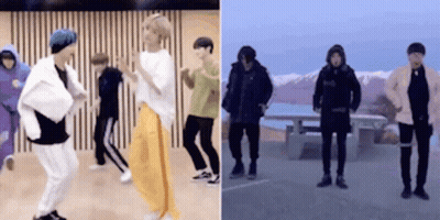 Man In Suit And Tie In Water Next To Man GIF