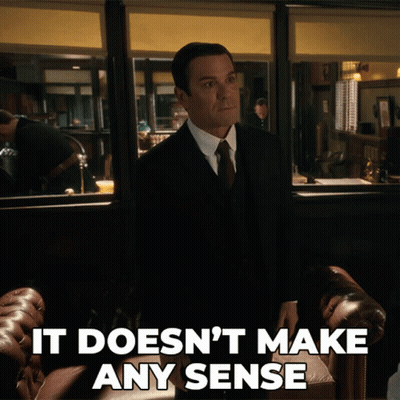 Man In Suit And Tie It Doesn't Make Any Sense GIF