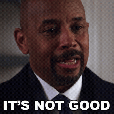 Man In Suit And Tie It's Not Good GIF
