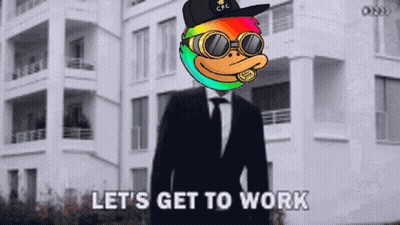 Man In Suit And Tie Let's Get To Work GIF