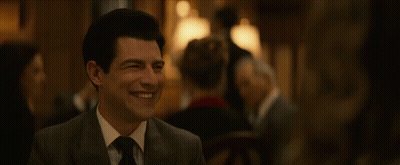 Man In Suit And Tie Looking GIF