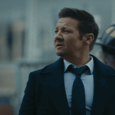 Man In Suit And Tie Looking Left GIF