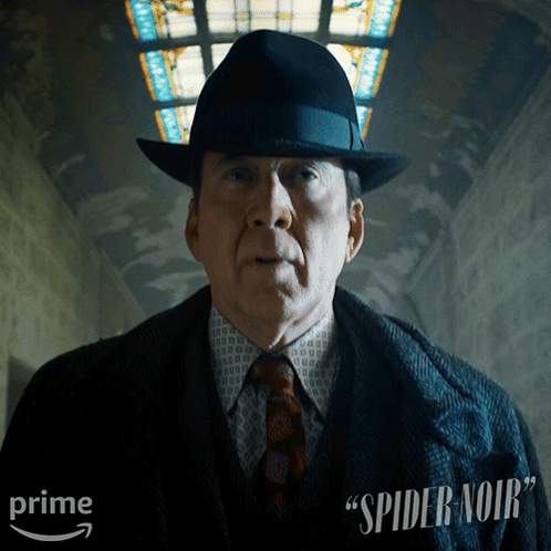 Man In Suit And Tie Most Of The Time Spider Noir GIF