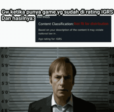 Man In Suit And Tie Next To Police Lineup GIF