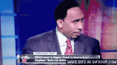 Man In Suit And Tie On ESPN First Take GIF