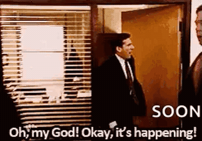 Man In Suit And Tie On Phone At Door GIF
