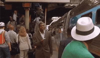 Man In Suit And Tie Pointing Up If People Don't Like You After You're Bein' Yourself GIF