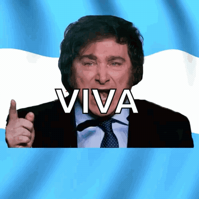 Man In Suit And Tie Pointing Viva GIF