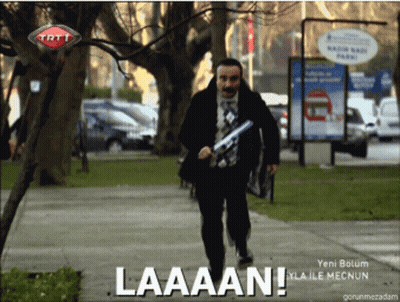 Man In Suit And Tie Running Laaaan GIF