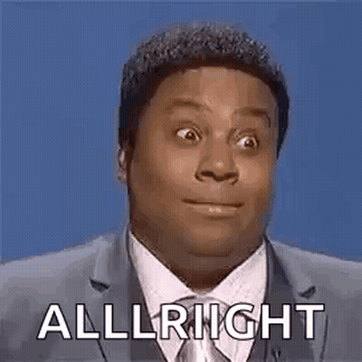 Man In Suit And Tie Saying All Right GIF