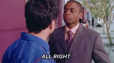 Man In Suit And Tie Saying All Right GIF