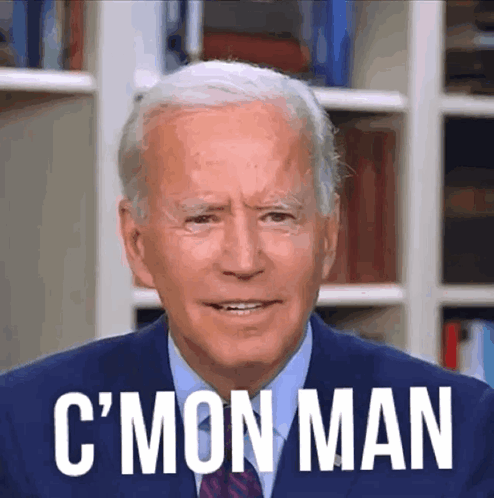 Man In Suit And Tie Saying C Mon Man GIF