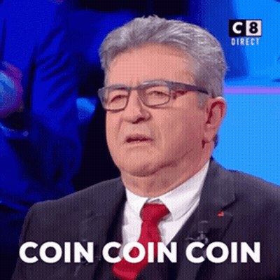 Man In Suit And Tie Saying Coin Coin Coin GIF