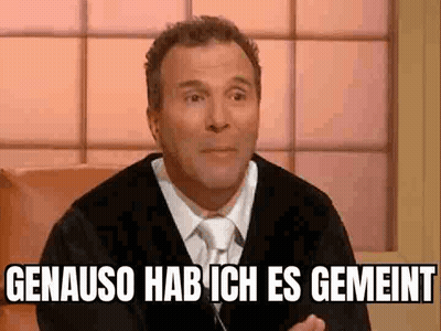 Man In Suit And Tie Saying Genauso Hab Ich Es Gemeint GIF