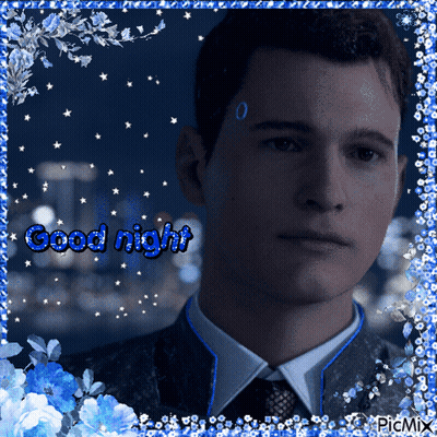Man In Suit And Tie Saying Good Night GIF