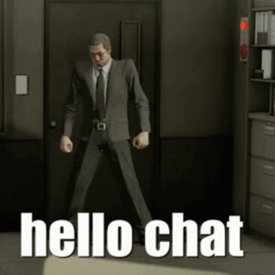 Man In Suit And Tie Saying Hello Chat GIF