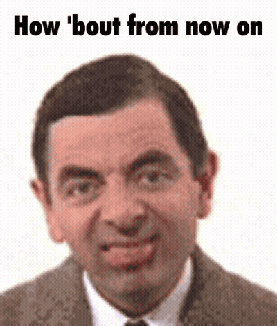 Man In Suit And Tie Saying How Bout From Now On GIF