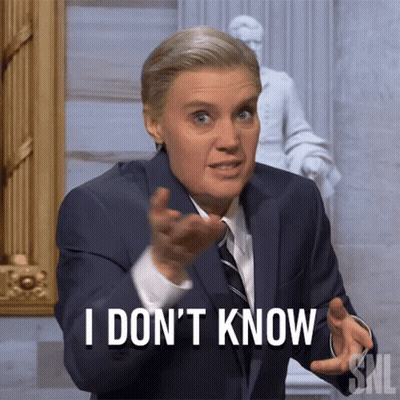 Man In Suit And Tie Saying I Don't Know GIF