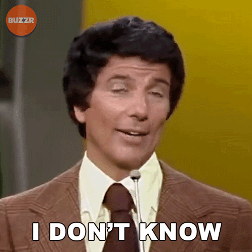 Man In Suit And Tie Saying I Dont Know GIF
