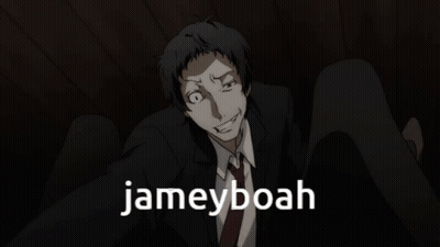 Man In Suit And Tie Saying Jameyboah GIF