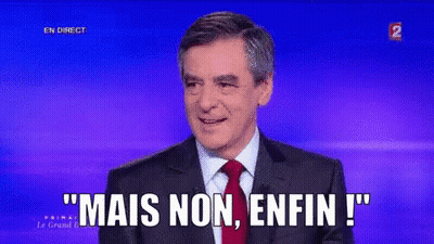 Man In Suit And Tie Saying Mais Non Enfin GIF