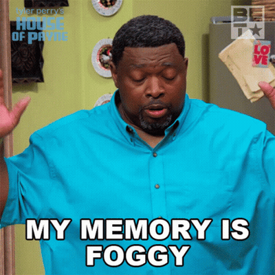Man In Suit And Tie Saying My Memory Is A Little Fuzzy GIF