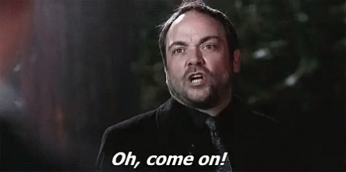 Man In Suit And Tie Saying Oh Come On GIF