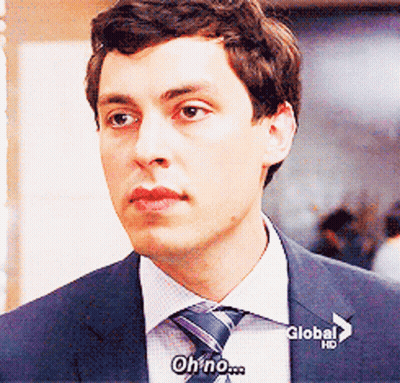 Man In Suit And Tie Saying Oh No Global GIF