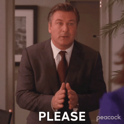 Man In Suit And Tie Saying Please GIF