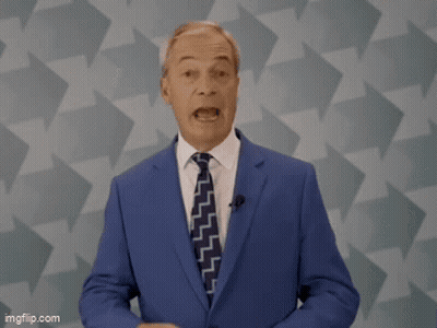 Man In Suit And Tie Saying Rent Free GIF
