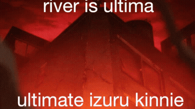 Man In Suit And Tie Saying River Is Ultima Ultimate Izuru Kinnie GIF