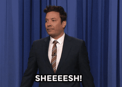 Man In Suit And Tie Saying Sheeesh GIF
