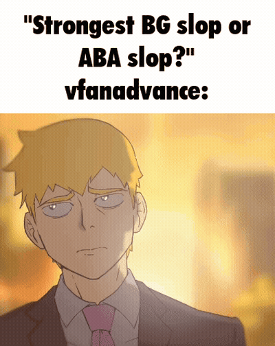 Man In Suit And Tie Saying Strongest Bg Slop Or Aba Slop GIF