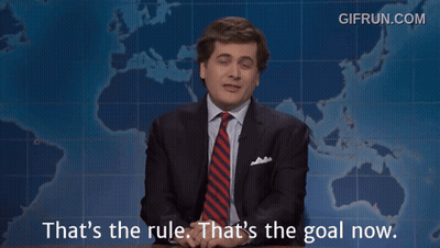 Man In Suit And Tie Saying That's The Rule GIF