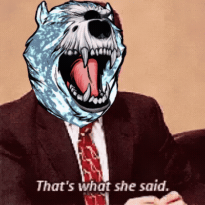 Man In Suit And Tie Saying That's What She Said GIF