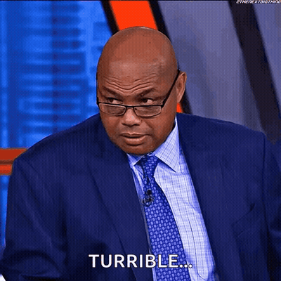 Man In Suit And Tie Saying Turrible GIF