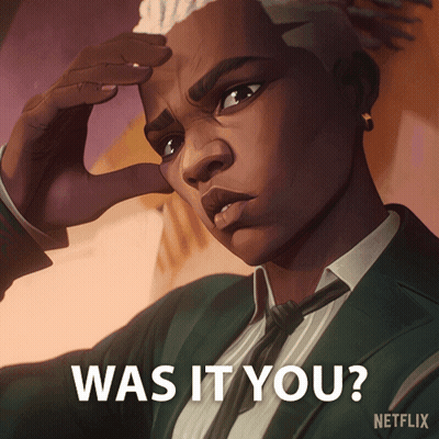 Man In Suit And Tie Saying Was It You GIF
